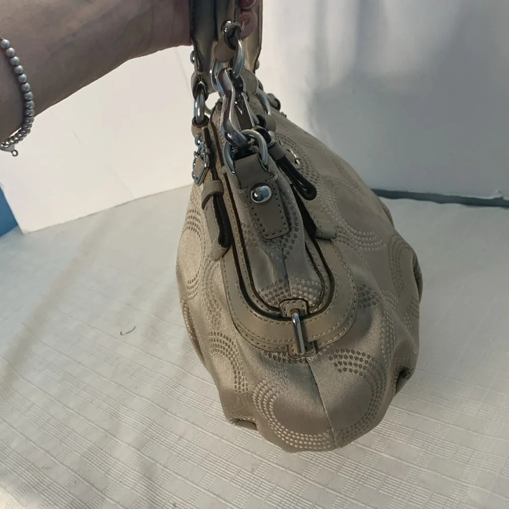 Coach, Madison Dotted optive art Sophia satchel